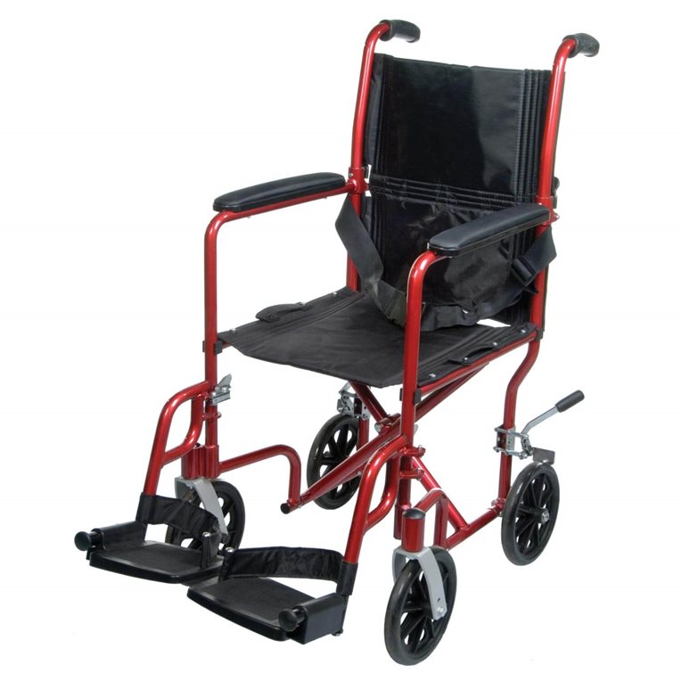 BREEZY EC Transport Portable Travel Wheelchair