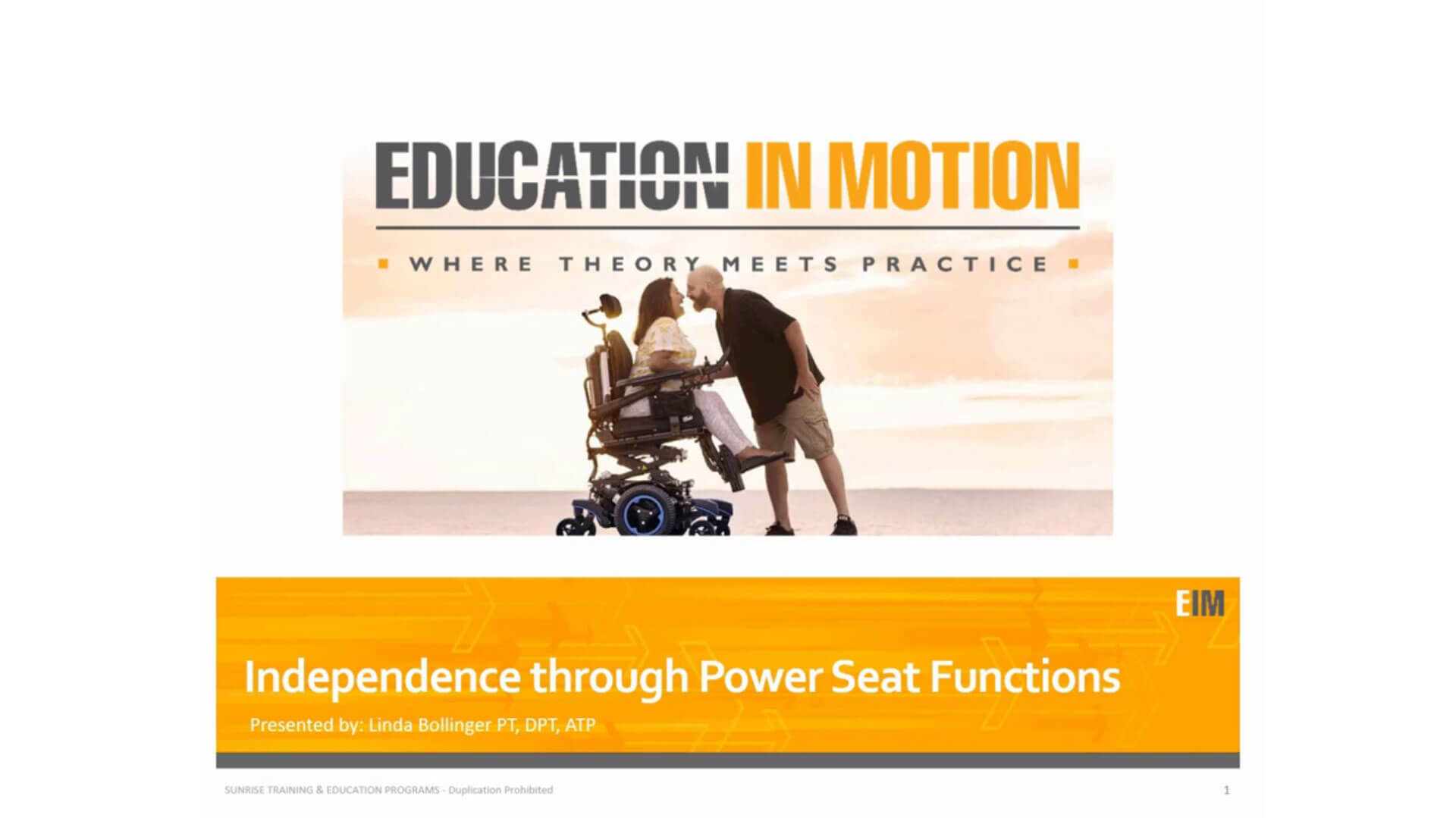 Independence Through Power Seat Functions