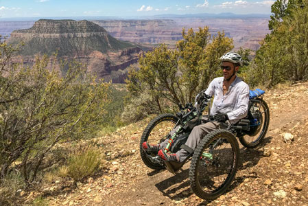 Exploring the Grand Canyon by Handbike