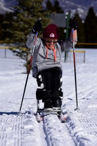 A disabled Cross-Country skier