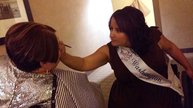 Evelyna at Ms. Wheelchair America 2015