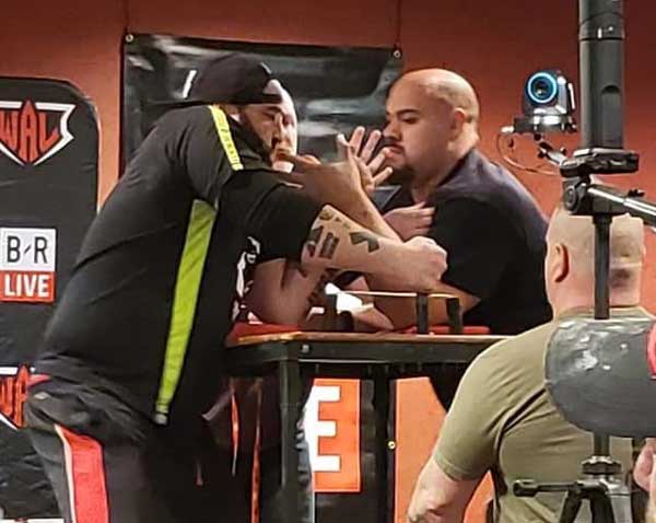 Eric arm wrestling