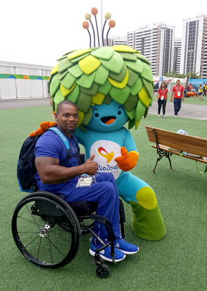 Johnnie Williams at the 2016 Rio Paralympics