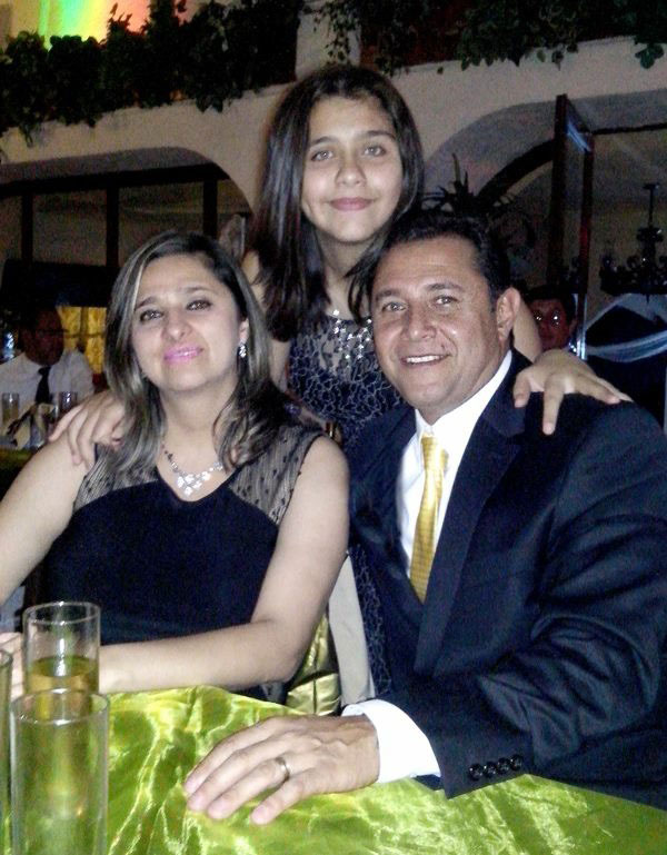 Arturo with his family