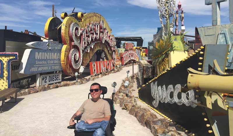 Cory Lee at The Neon Museum