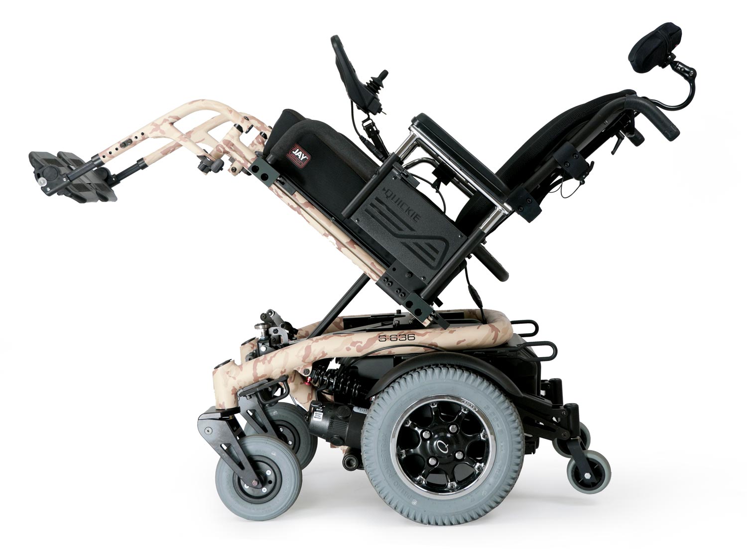 Quickie Wheelchair Rear Rims QUICKIE S-6 Series Electric Power Wheelchair | Sunrise Medical
