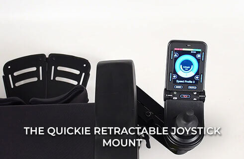 Quickie Retractable Joystick Mount